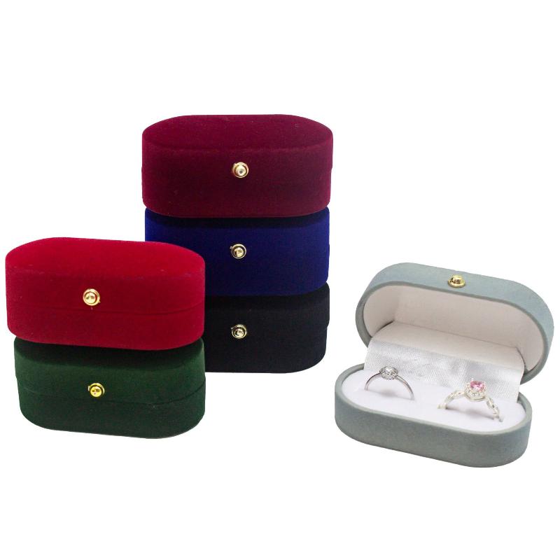 Women Accessories Display - 1 Stück Filz-Ringbox Mini Tragbare Ohrstecker-Schmuckbox