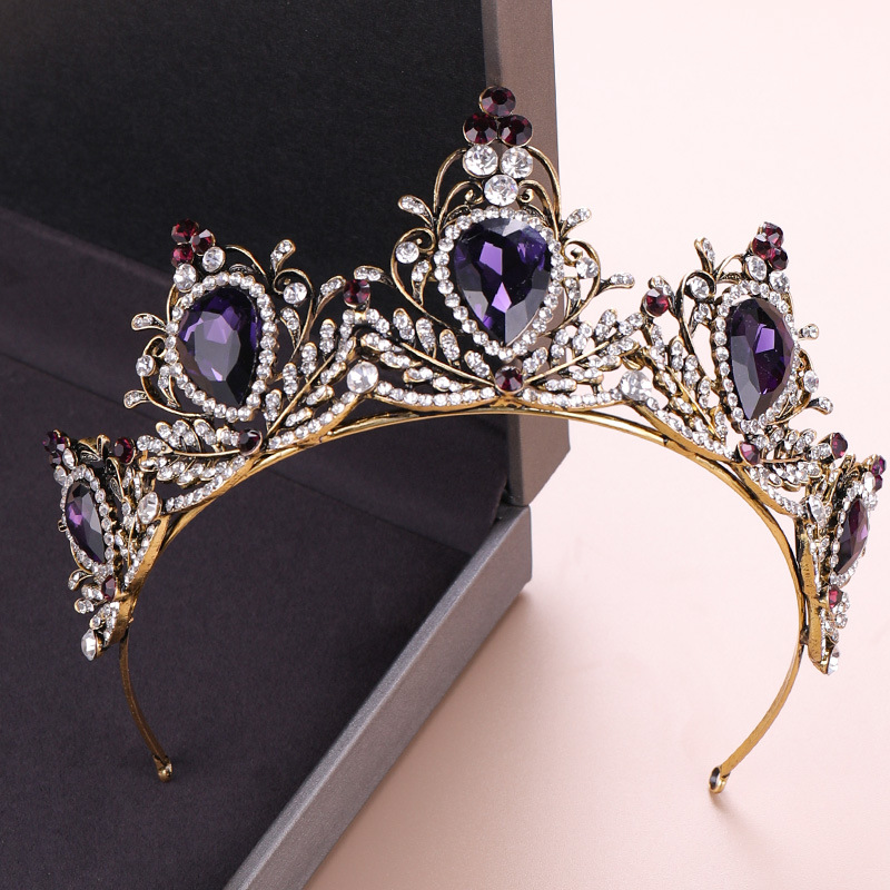 Women Accessories For Gift - Elegantes Kronen-Kopfschmuckstück Barock Vintage Tiara Hochzeit