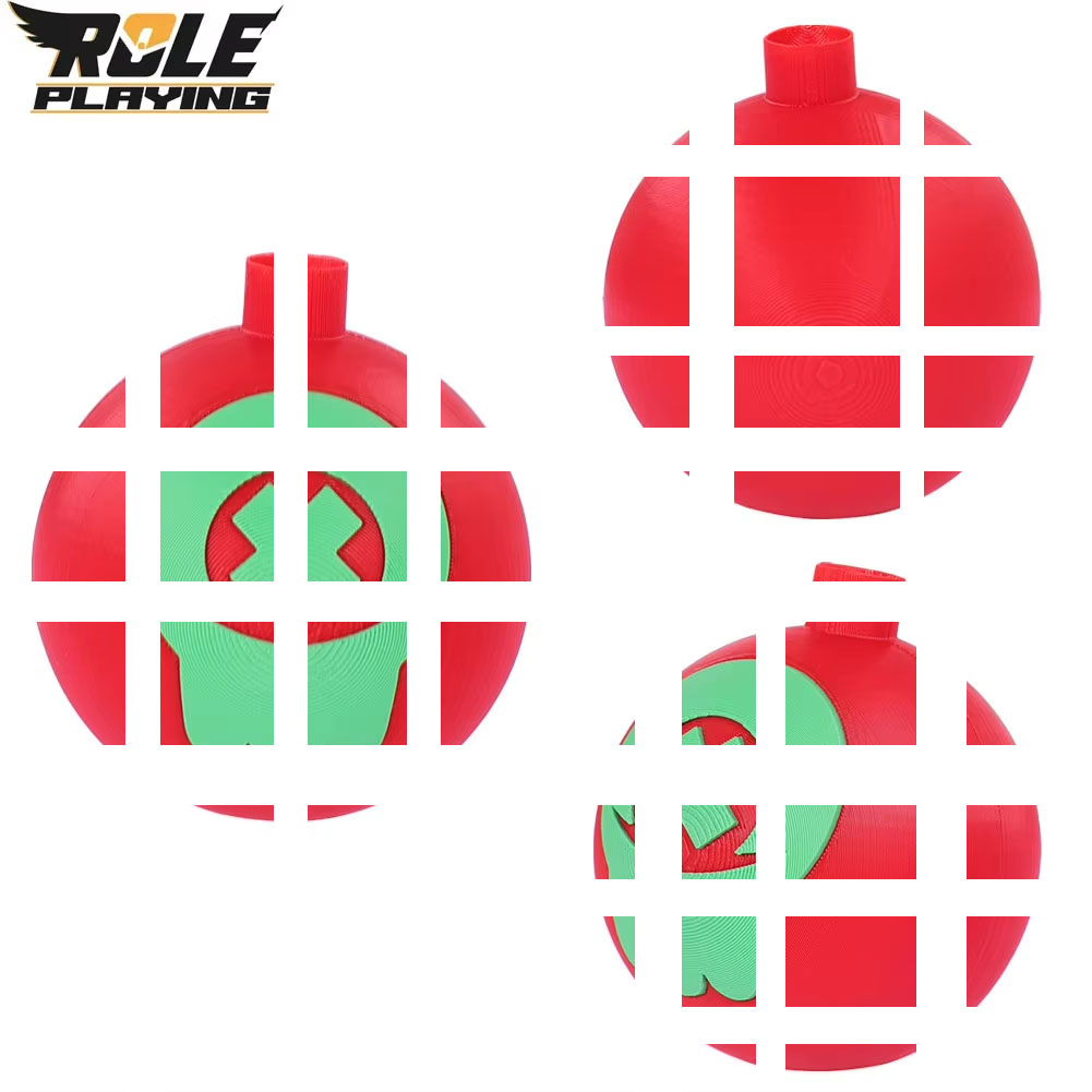 Women'S Red Accessories - Cherri Bombs Cosplay Rote Plastikwaffen-Requisiten Anime