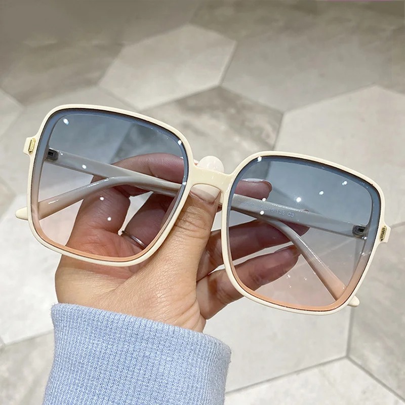 Sunglasses Oversized Square - Vintage Übergroße Quadratische Sonnenbrille Damen Mode
