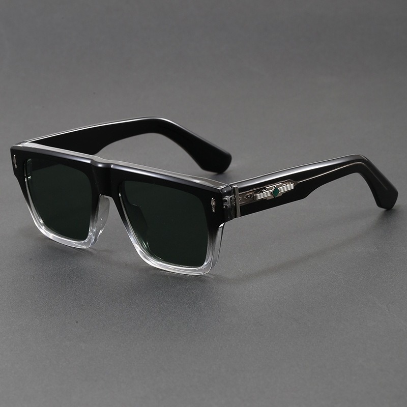 Sunglasses Oversized Square - COJOS Dicke, quadratische Sonnenbrille mit flacher