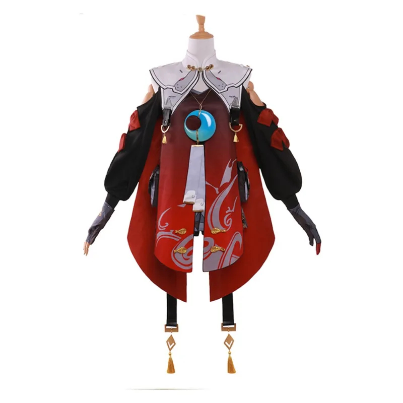 Women'S Red Accessories - A;3,v;7'd/Wuthering Waves Danjin Ranger Girl Cosplay-Kostüm
