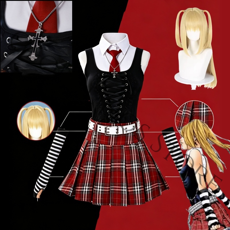 Women'S Red Accessories - Anime Misa Amane Misamisa Cosplay Kostüm