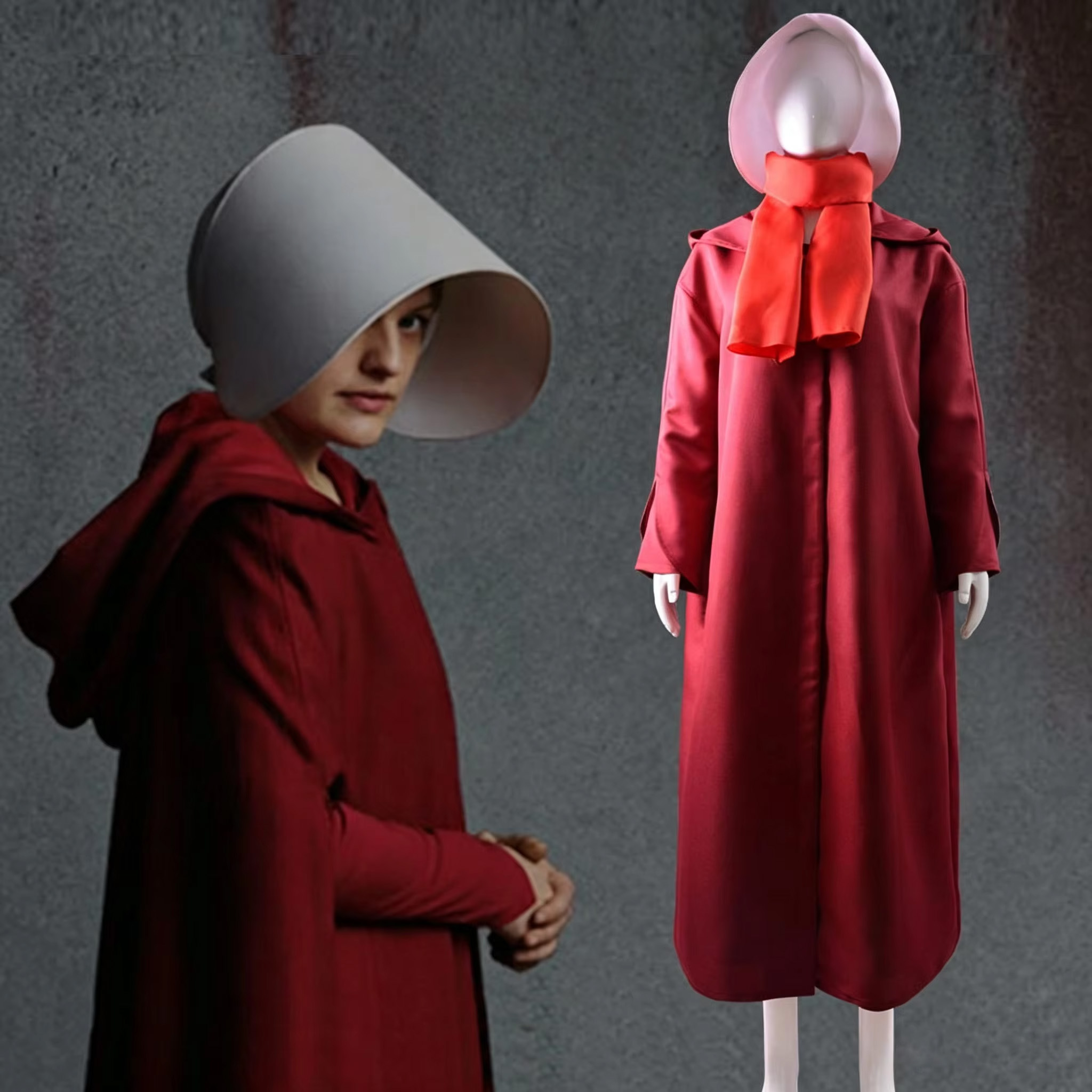 Women'S Red Accessories - He Handmaid's Tale Cosplay-Kostüm Handmaid Offrod