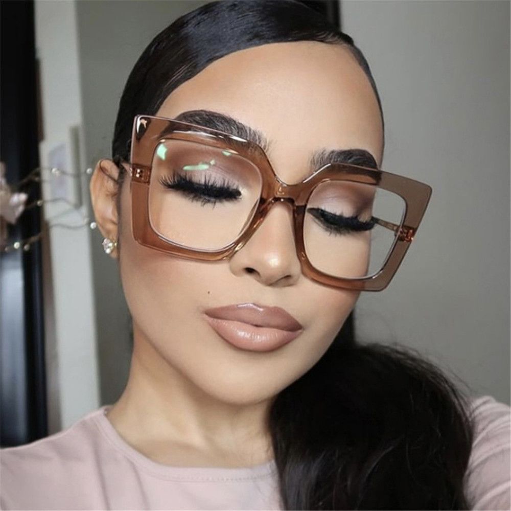 Sunglasses Oversized Square - Neue Mode Platz Brillen Optische Anti-blau