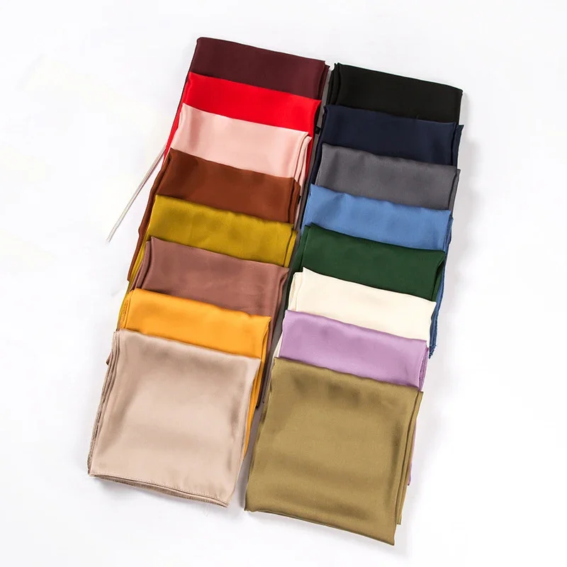 Satin-Schal für Damen 70cm Ein – Women Accessories Wholesale China Bewertung und Preis