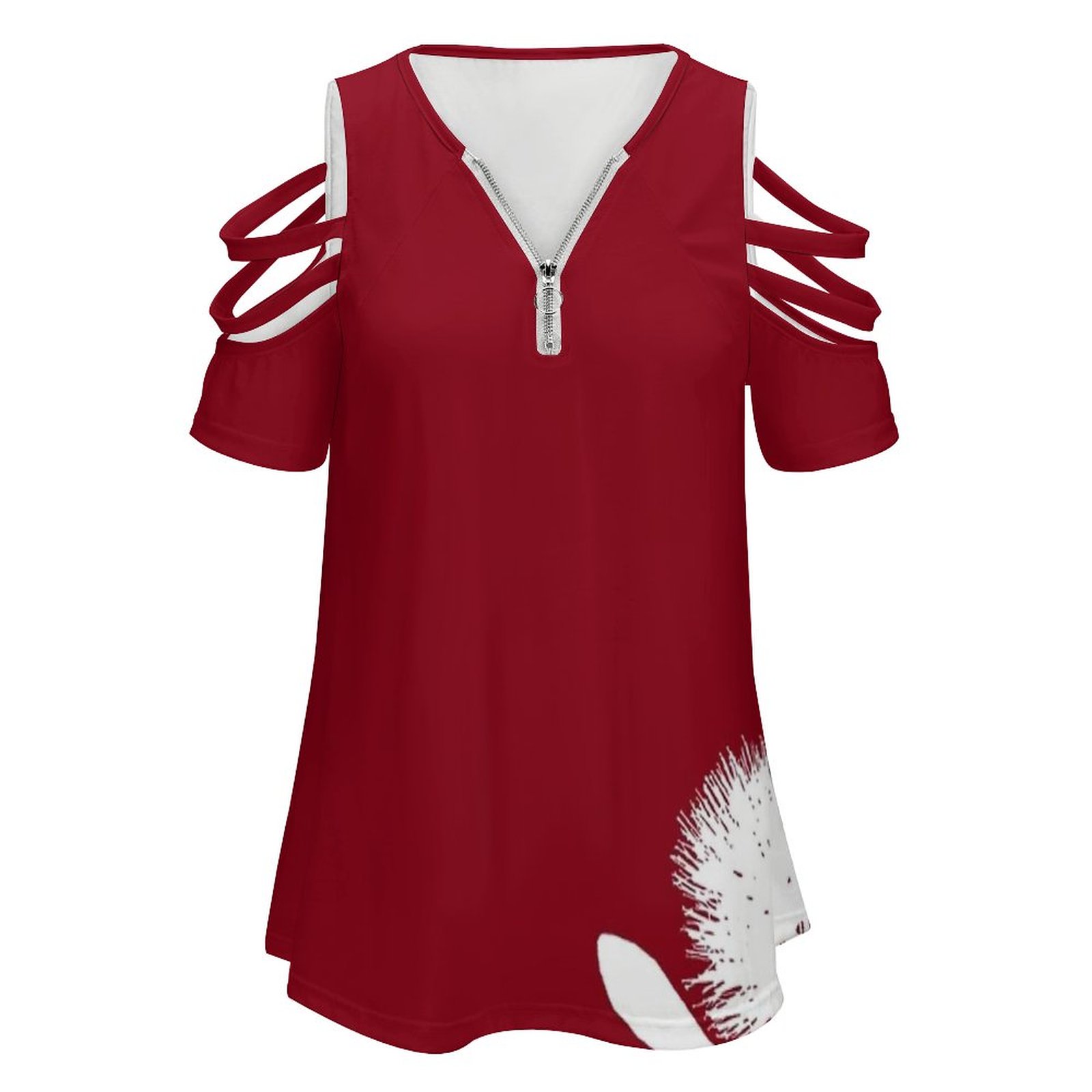 Pohutukawa-Weiß auf Rot Damen  – Women'S Accessories Nz Bewertung und Preis