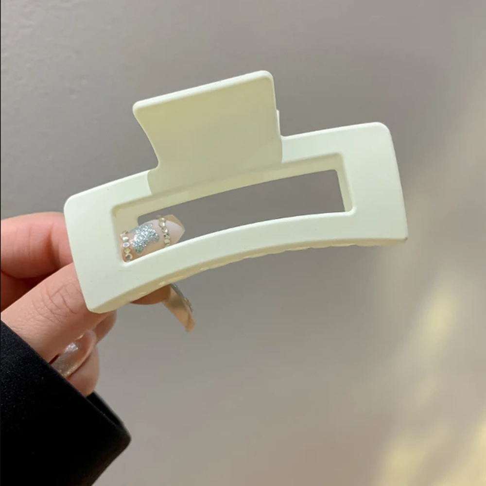9 cm Solide Acryl Haar Clip Mo – Women'S Korean Accessories Bewertung und Preis