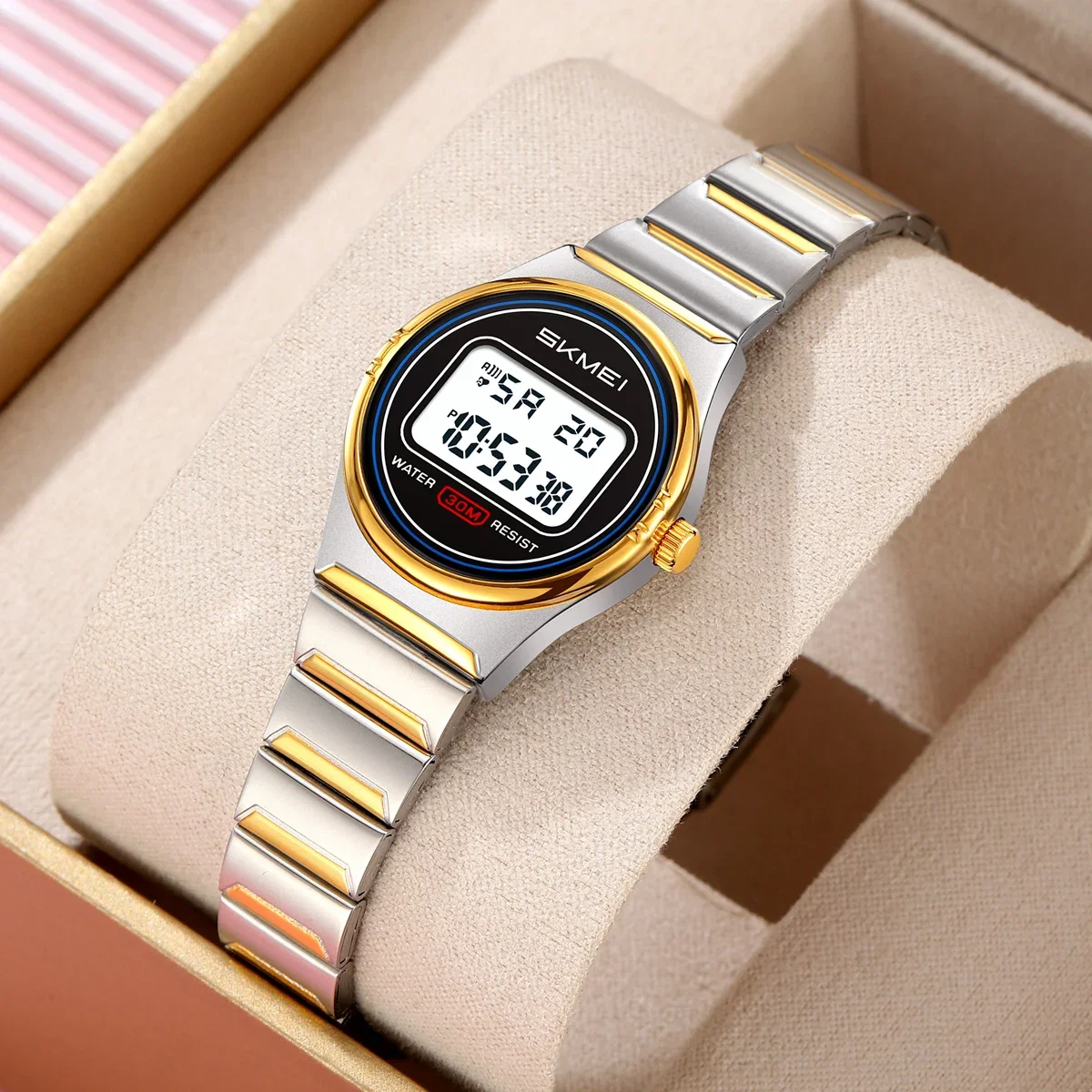 SKMEI 2338-Uhr, kleine digital – Women Accessories Display Bewertung und Preis