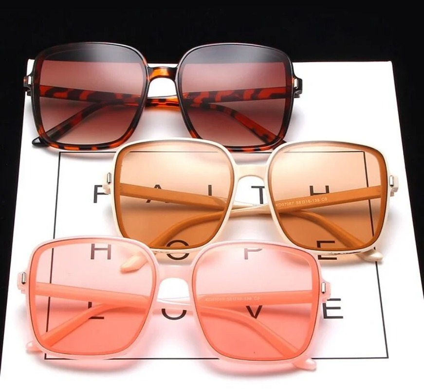 Vintage Übergroße Quadratische – Sunglasses Oversized Square Bewertung und Preis