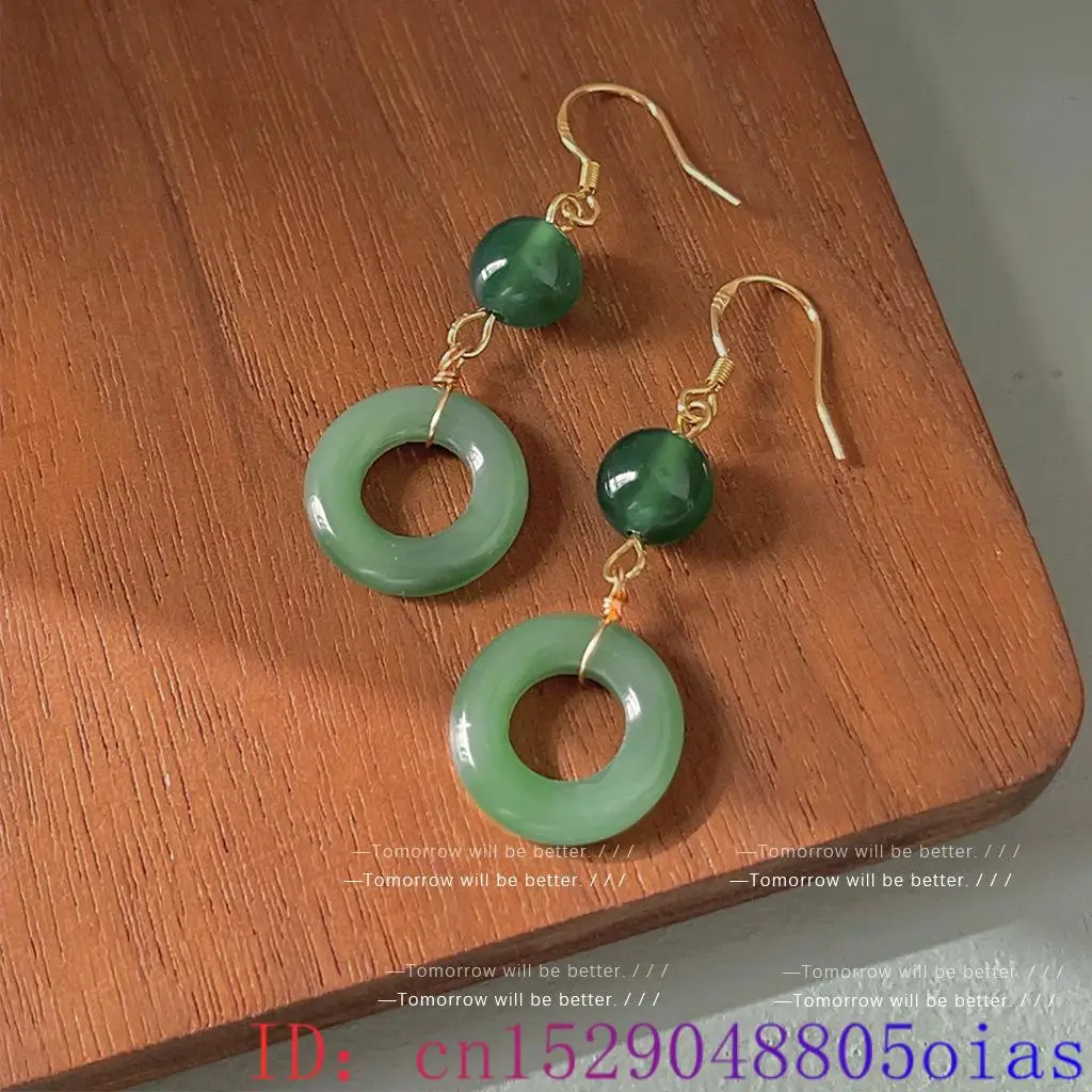 Grüne echte Jade Ring Ohrringe – Women'S Accessories Rings Bewertung und Preis