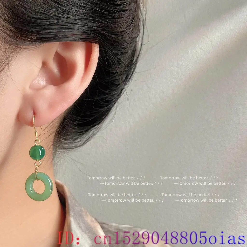 Grüne echte Jade Ring Ohrringe – Women'S Accessories Rings Bewertung und Preis