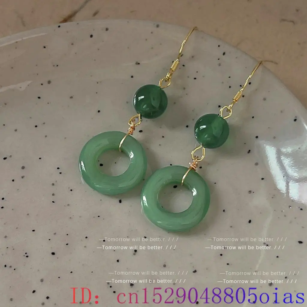 Grüne echte Jade Ring Ohrringe – Women'S Accessories Rings Bewertung und Preis