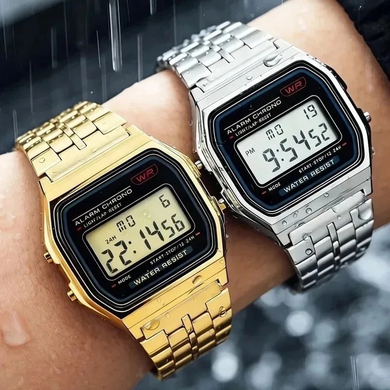 F91W Banduhr, wasserdicht, Ret – Women Accessories Display Bewertung und Preis