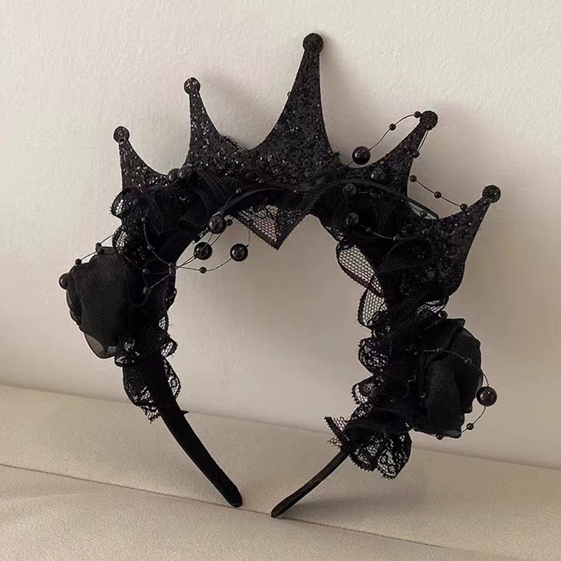 Gothic Black Rose Spitze Krone – Women'S Victorian Accessories Bewertung und Preis
