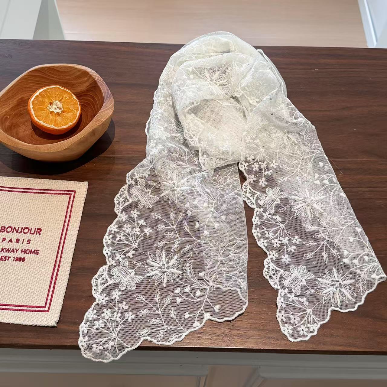 Eleganter Perlen-Spitzen-Langs – Women'S Korean Accessories Bewertung und Preis