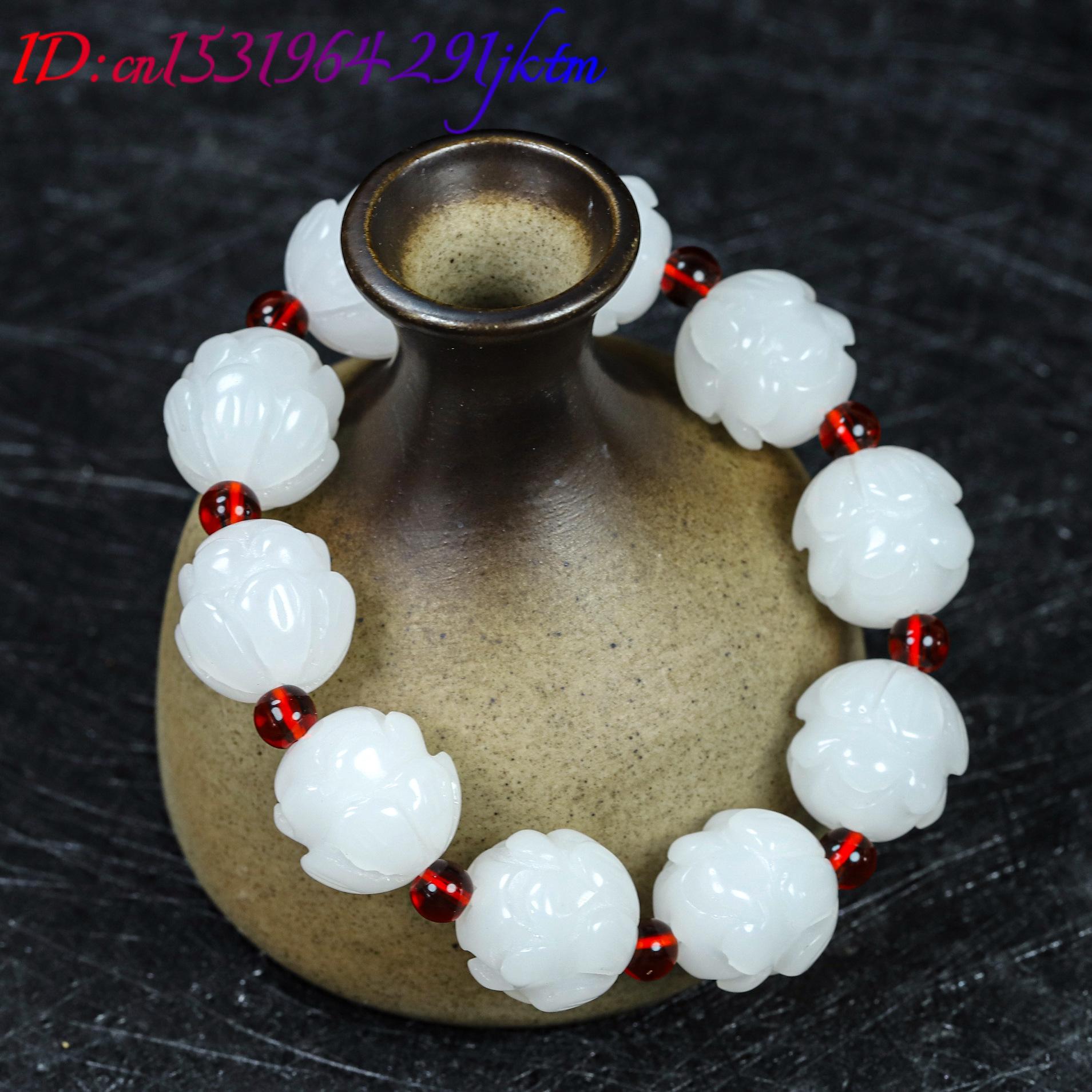 Weißes Armband aus echtem Jade – Women Accessories For Gift Bewertung und Preis