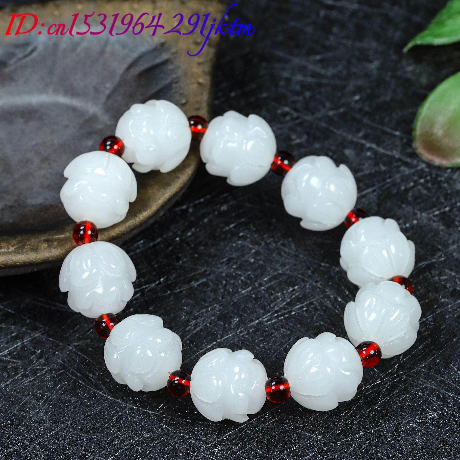 Weißes Armband aus echtem Jade – Women Accessories For Gift Bewertung und Preis