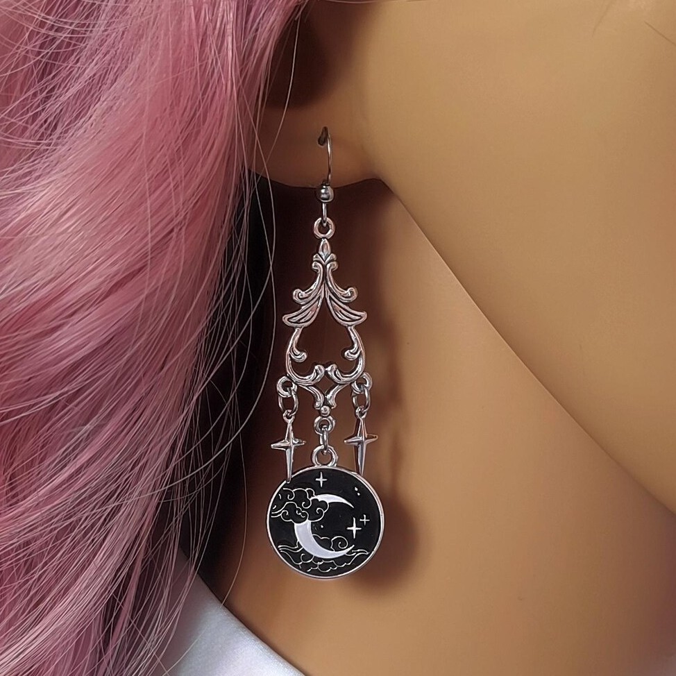 Mondmagie-Ohrring, Gothic-Schm – Women'S Victorian Accessories Bewertung und Preis