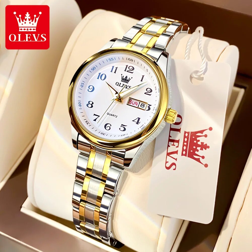 OLEVS 5567 Luxus-Quarzuhr für  – Women Accessories Display Bewertung und Preis