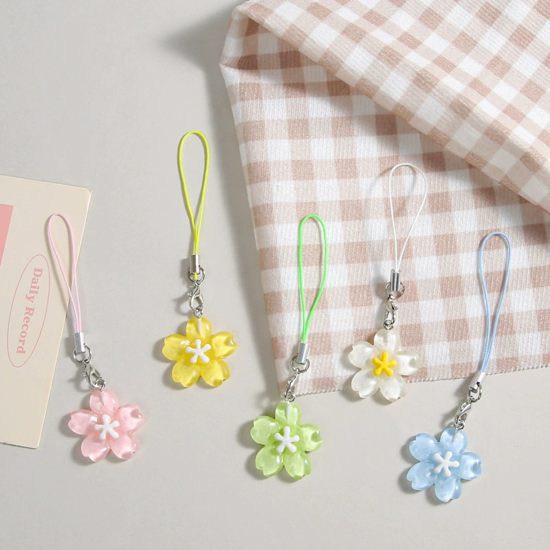 Bunte Harz-Blumen-Handykette f – Women'S Korean Accessories Bewertung und Preis