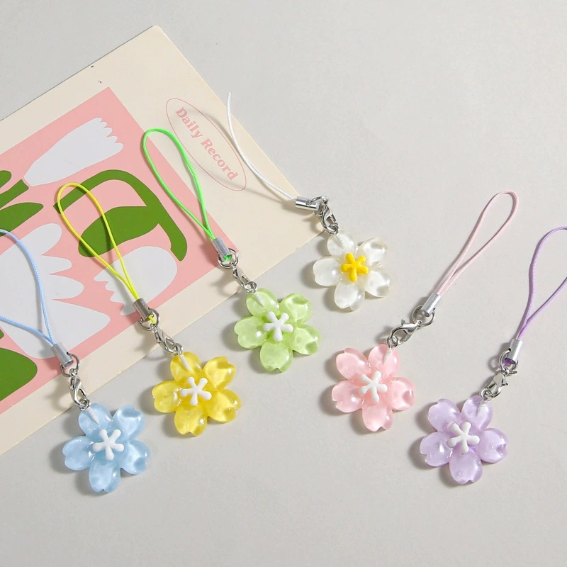 Bunte Harz-Blumen-Handykette f – Women'S Korean Accessories Bewertung und Preis