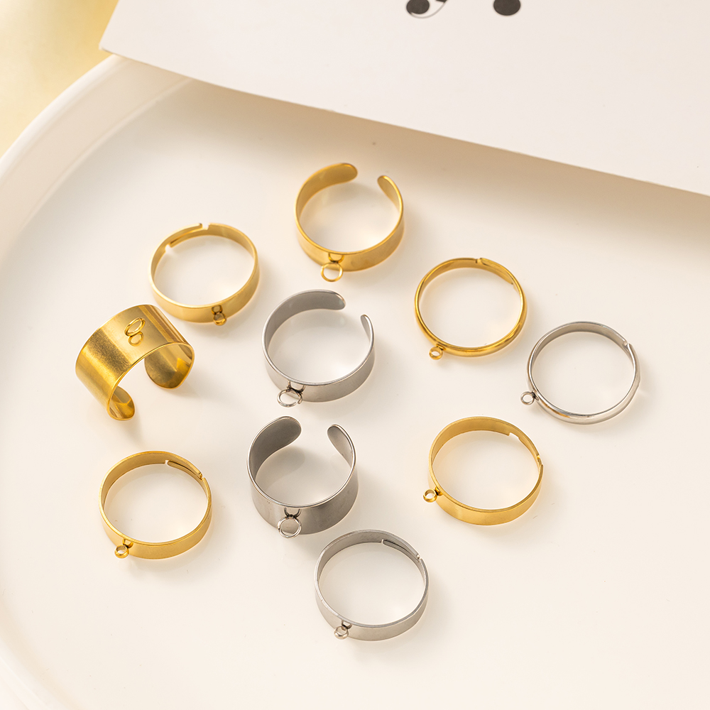 5 teile/los Edelstahl Gold Far – Women'S Accessories Rings Bewertung und Preis