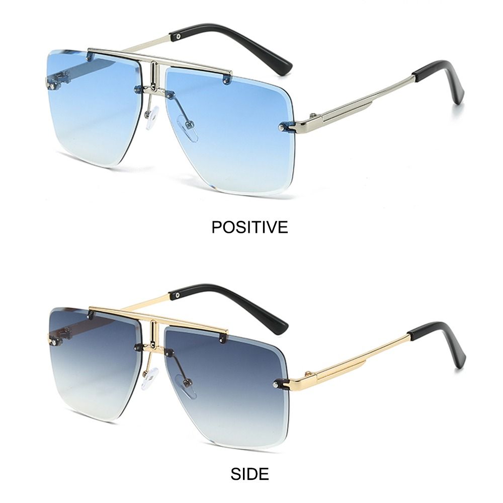 Übergroße Doppelsteg-Sonnenbri – Sunglasses Oversized Square Bewertung und Preis