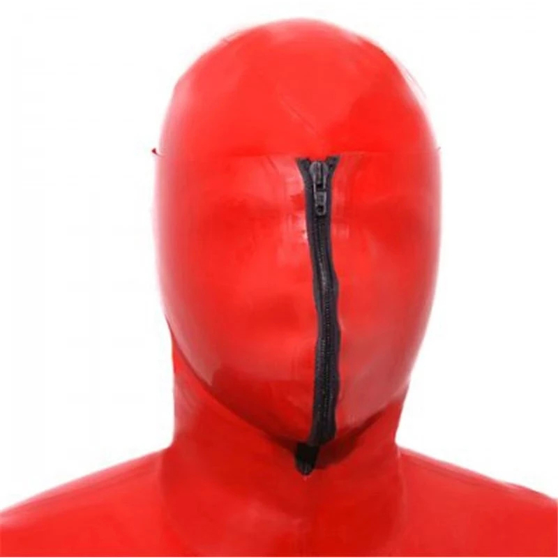 Sexy rote Latexmaske, Gummihau – Women'S Red Accessories Bewertung und Preis