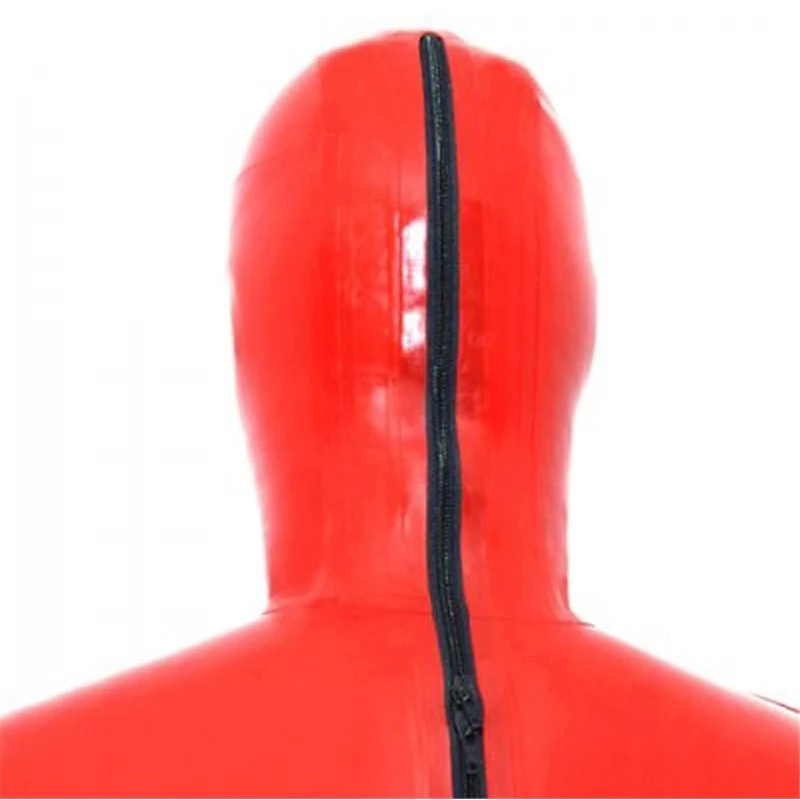 Sexy rote Latexmaske, Gummihau – Women'S Red Accessories Bewertung und Preis